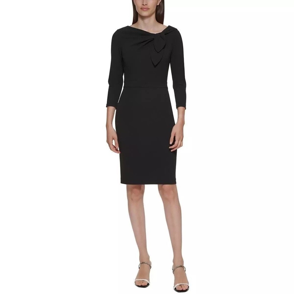 Calvin Klein Tie Neck Dress